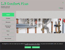 Tablet Screenshot of lb-confort-plus.com